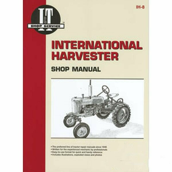 Aftermarket Shop Manual Fits Case IH Fits International Harester International Harvester Fit IH8